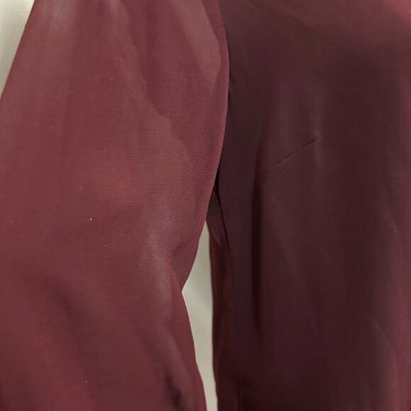 RW&CO. TIE-NECK CHIFFON BLOUSE fits（M/S) - Picture 7 of 14